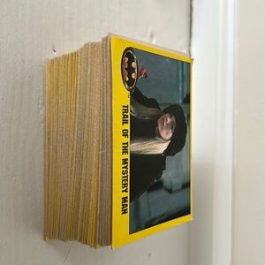 Batman DC comics 1989 collectable Batman cards. Over 100. Vintage. EUC